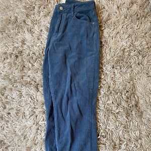 blue corduroy mom jeans